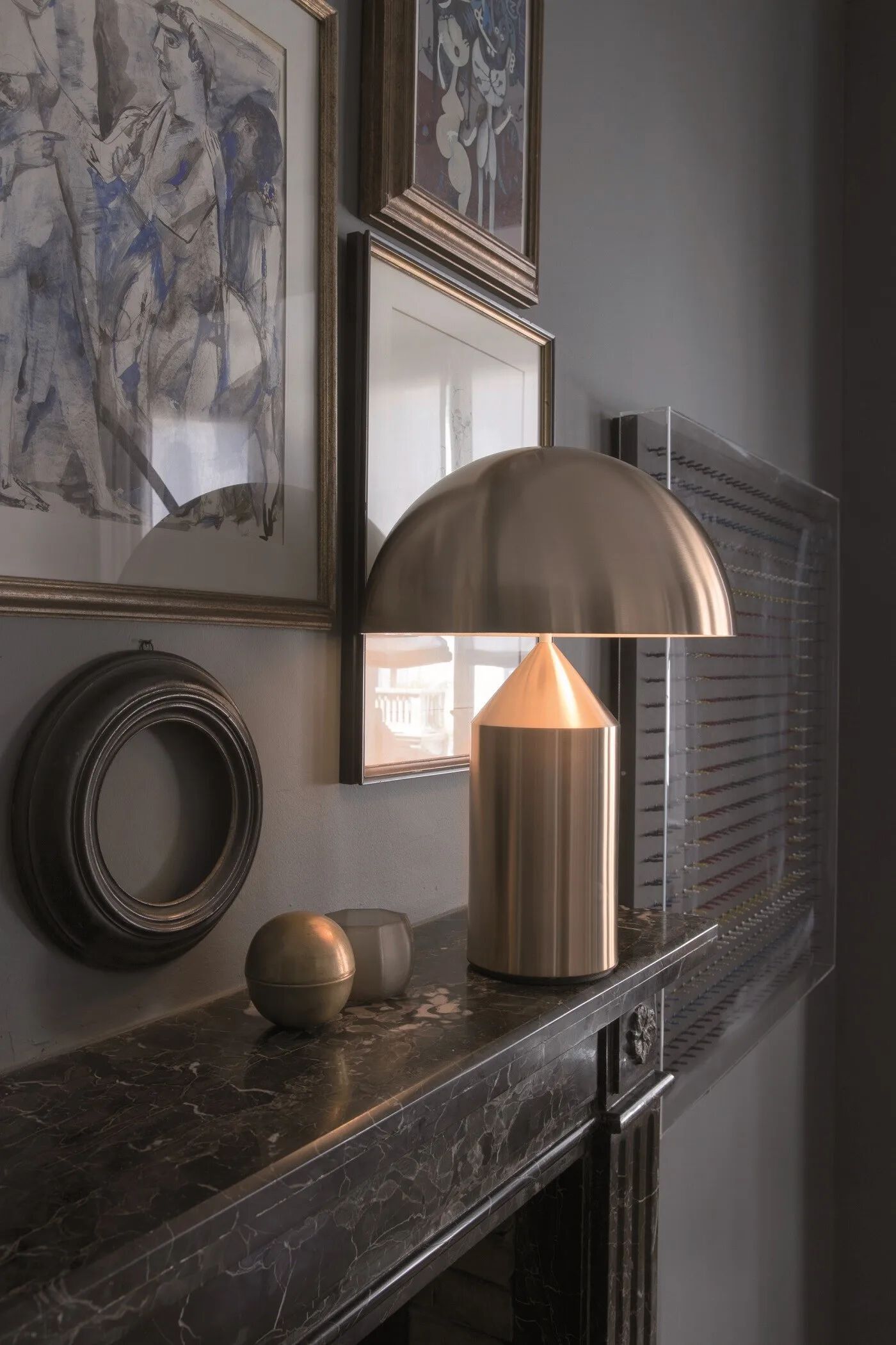 Металлическая настольная лампа In Stock Oluce ARCH-00082044 - Вид №2