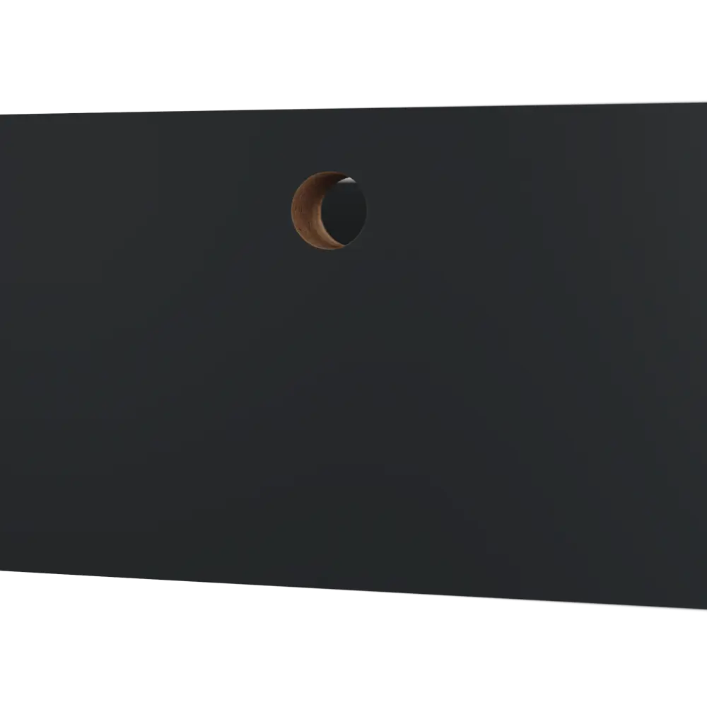 Полка настенная Spaceo Paris 40x15 см МДФ цвет чёрный STLM-2128119 - Вид №3