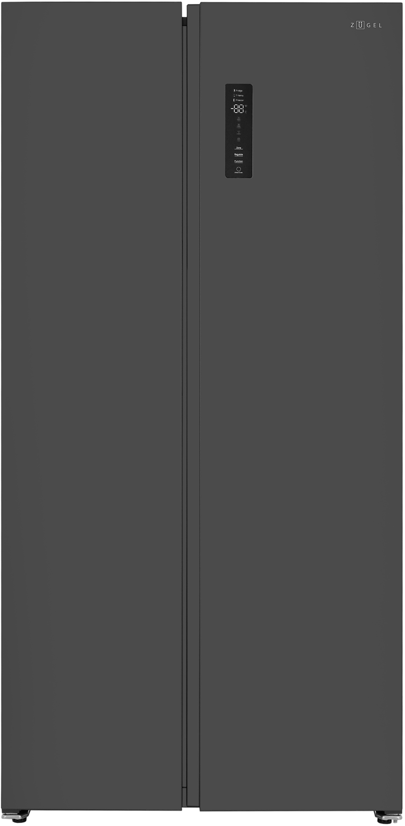 9235924 Холодильник Side by Side   ZUGEL ZRSSI540XB Slot-In черный STDN-0045191 - Вид №2
