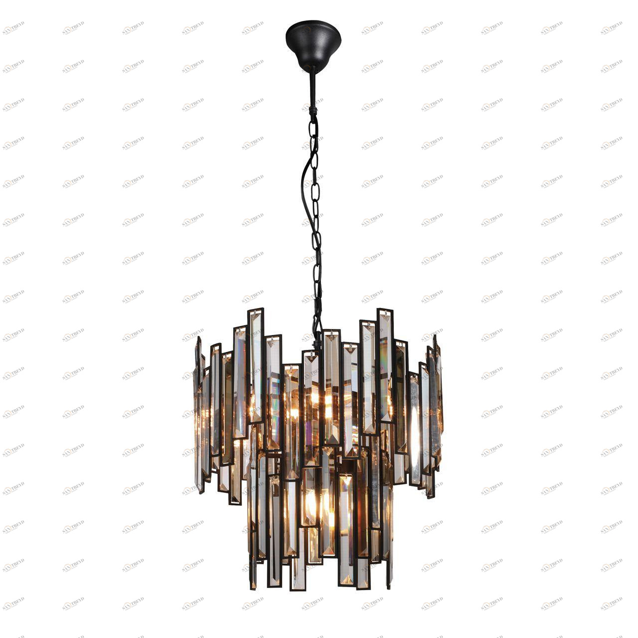 Подвесная люстра Favourite Enigma 1973-9P FAVOURITE ДИЗАЙНЕРСКИЕ, ENIGMA BLACK, ДВУХЪЯРУСНЫЕ 109230 Черный 