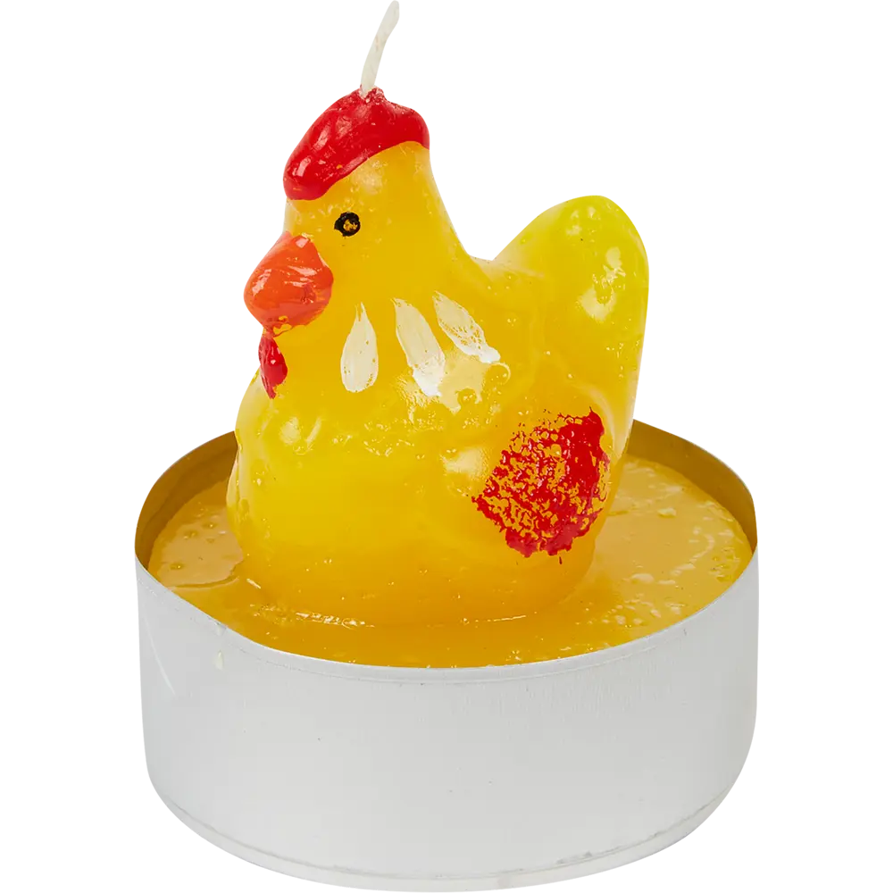 Свеча парафиновая Молодые курочки микс желтое EVIS STLM-2148321