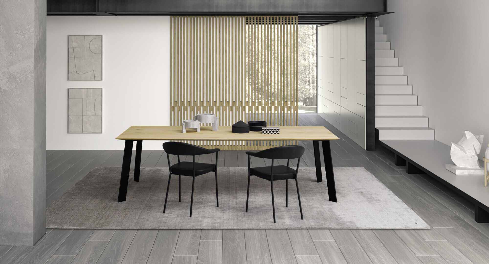 Прямоугольная столешница из дуба Devina Nais Free ARCH-00144350 - Вид №1