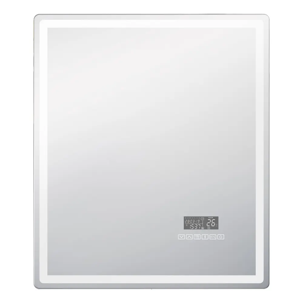 Зеркало Vigo Eva Media Voice с подсветкой и Bluetooth-колонкой 60x70 см 89415239 STLM-1576188 - Вид №1