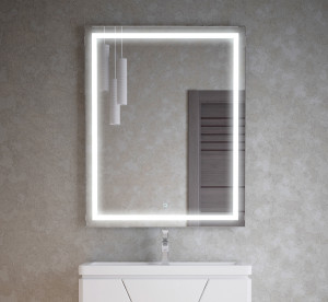 91190799 Зеркало для ванной 60 LED SD-00001116 с подсветкой 60х80см Барго STLM-0513728 COROZO
