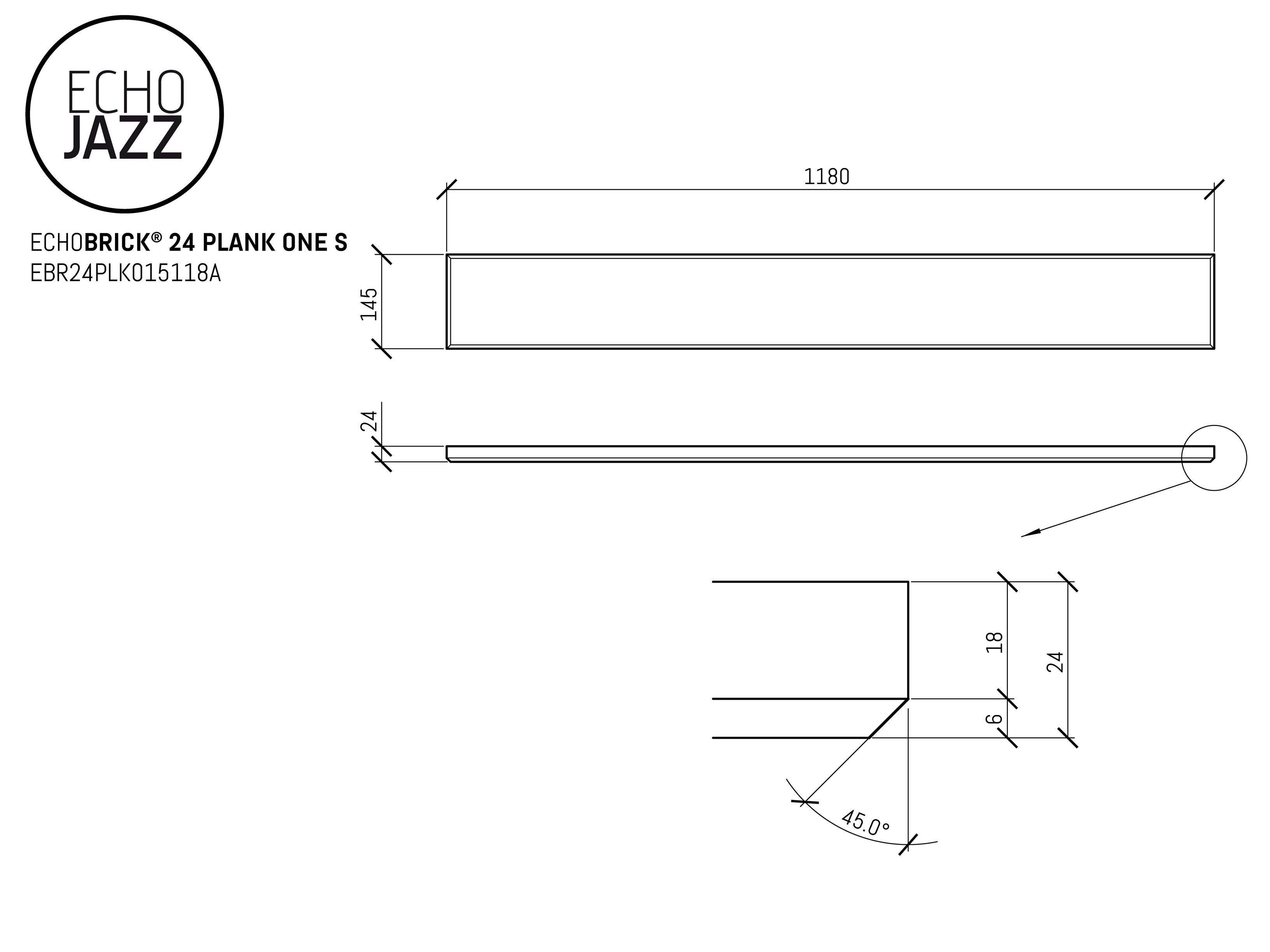 ПЭТ акустическая панель ECHOJAZZ ECHOBRICK® ARCH-00149755 - Вид №22