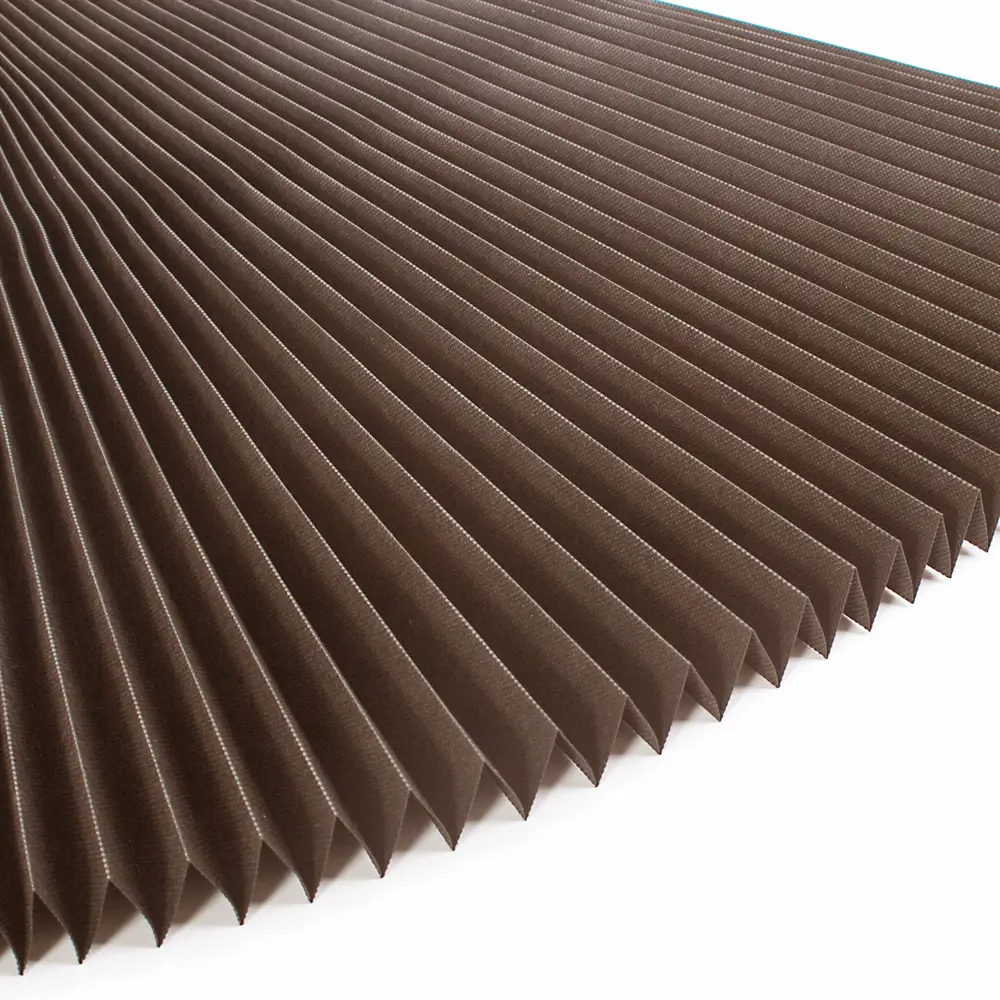 Штора плиссе MU-SB01 90x190 см полиэстер темно-коричневая МАГИЯ УЮТА STLM-2129356 - Вид №3