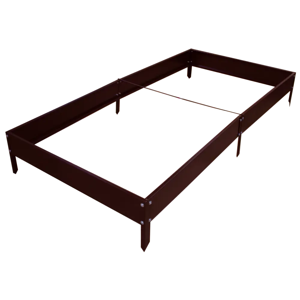 Грядка оцинкованная 100x200 см цвет коричневый Santreyd STLM-2043446