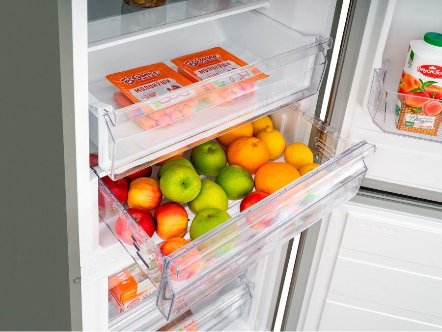 9920935 Холодильник с морозильником   Schaub Lorenz SLU C201D0 G серебристый STDN-0101791 - Вид №12