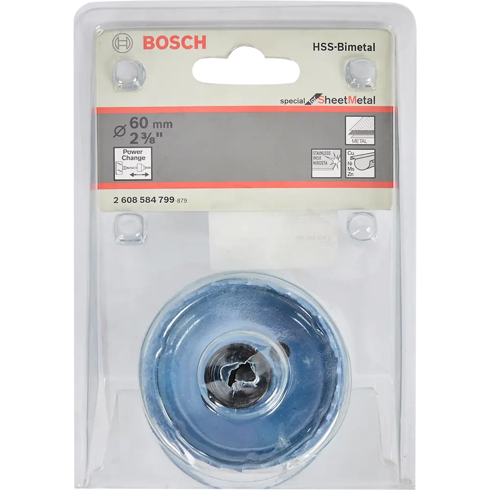 Коронка по стали Bosch 2608584799 60 мм BOSCH PROFESSIONAL STLM-2078531 - Вид №2