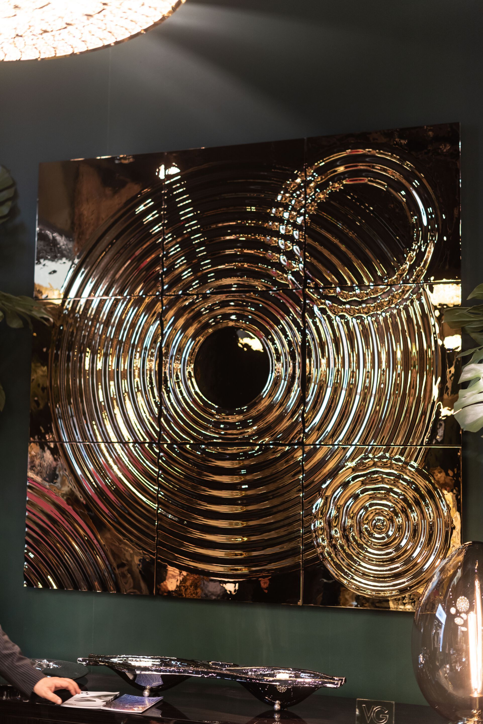 Декоративная стеклянная панель PlusObject Interference ARCH-00023701 - Вид №5