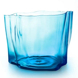 Органайзер голубой прозрачный средний Flow QUALY  00-3872242 Голубой;прозрачный