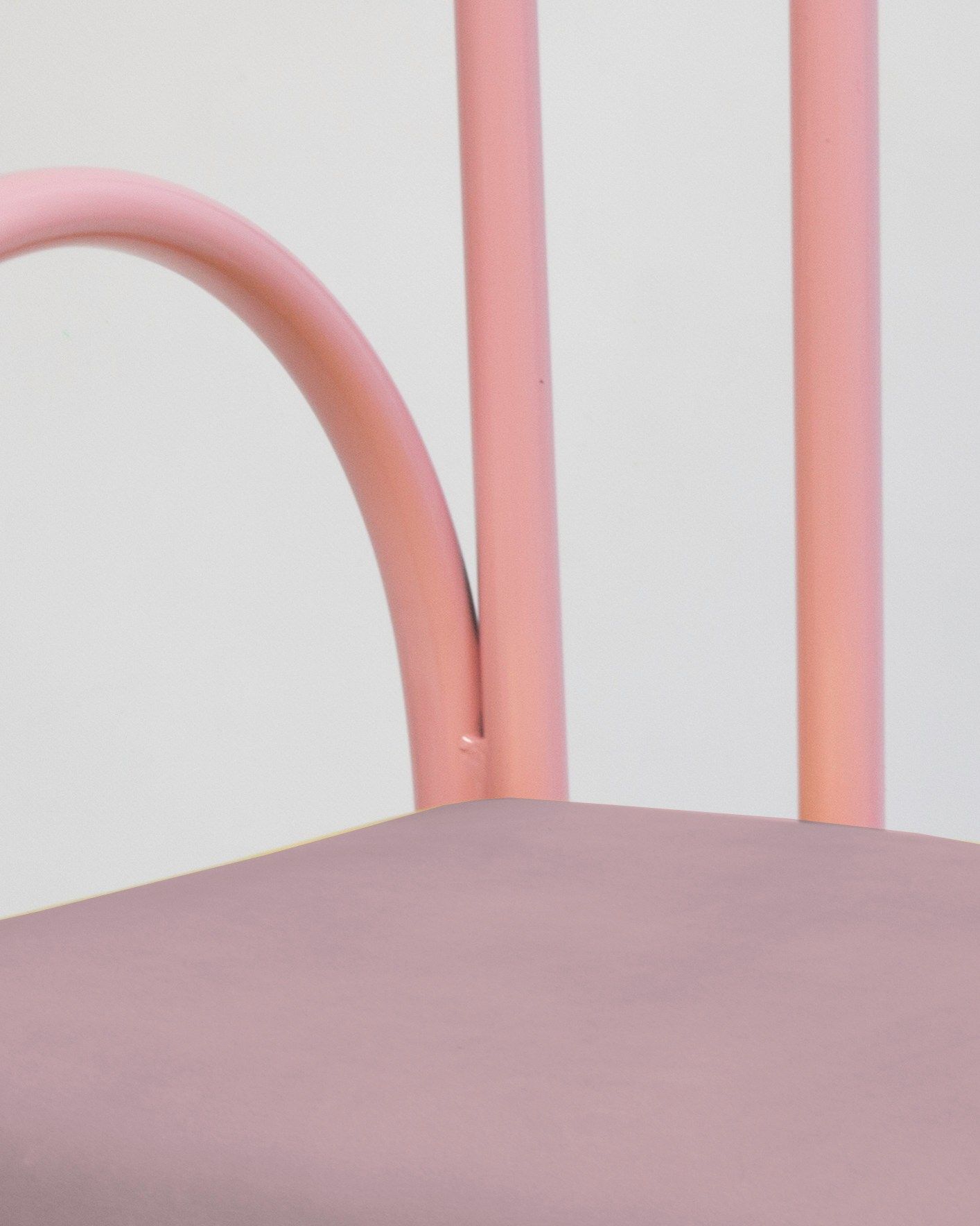 Высокий металлический стул с мягким сиденьем Houtique ARCH-00114337 - Вид №5