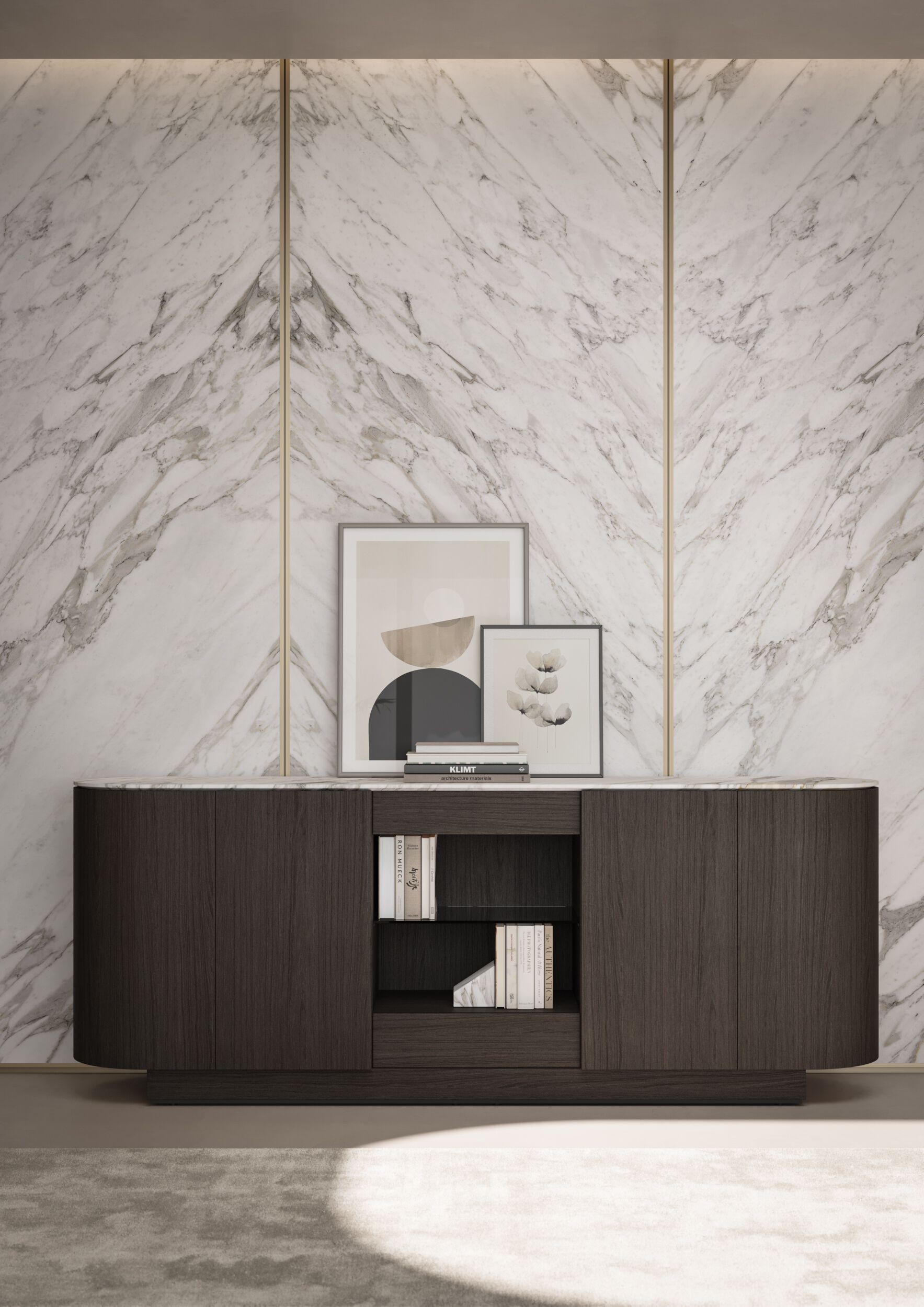 Шкаф из дуба с распашными дверями PROF Dea ARCH-00116449 - Вид №26