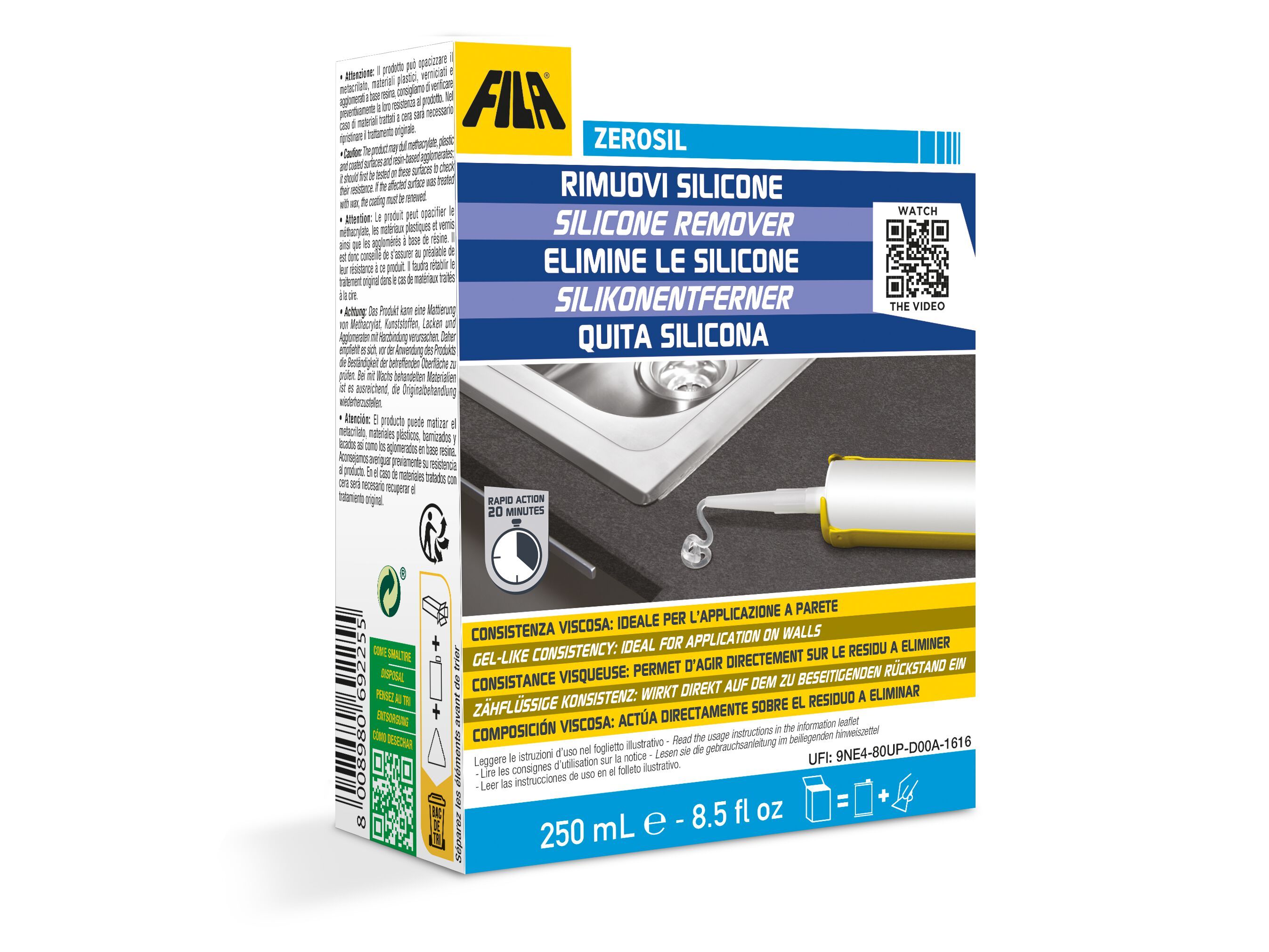 Удалить силикон FILA Solutions ZEROSIL ARCH-00086228 - Вид №1