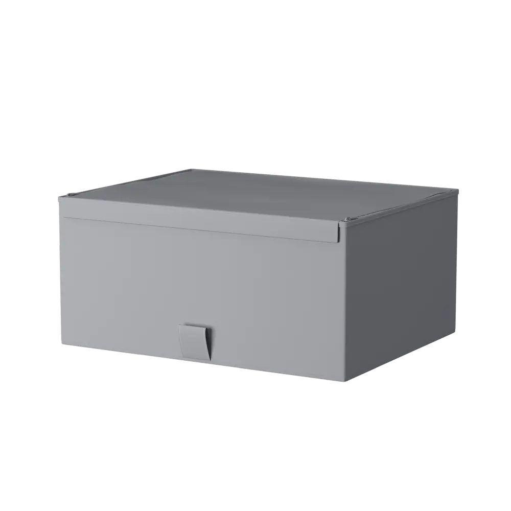 SPACEO Короб для хранения с крышкой на липучке 36x16.5x28 см 86864481 Kub STLM-1081363