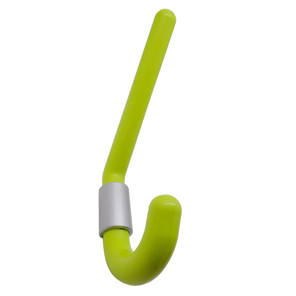 Крючой большой пластик, цвет лайм ЛЕВША STLM-2156104