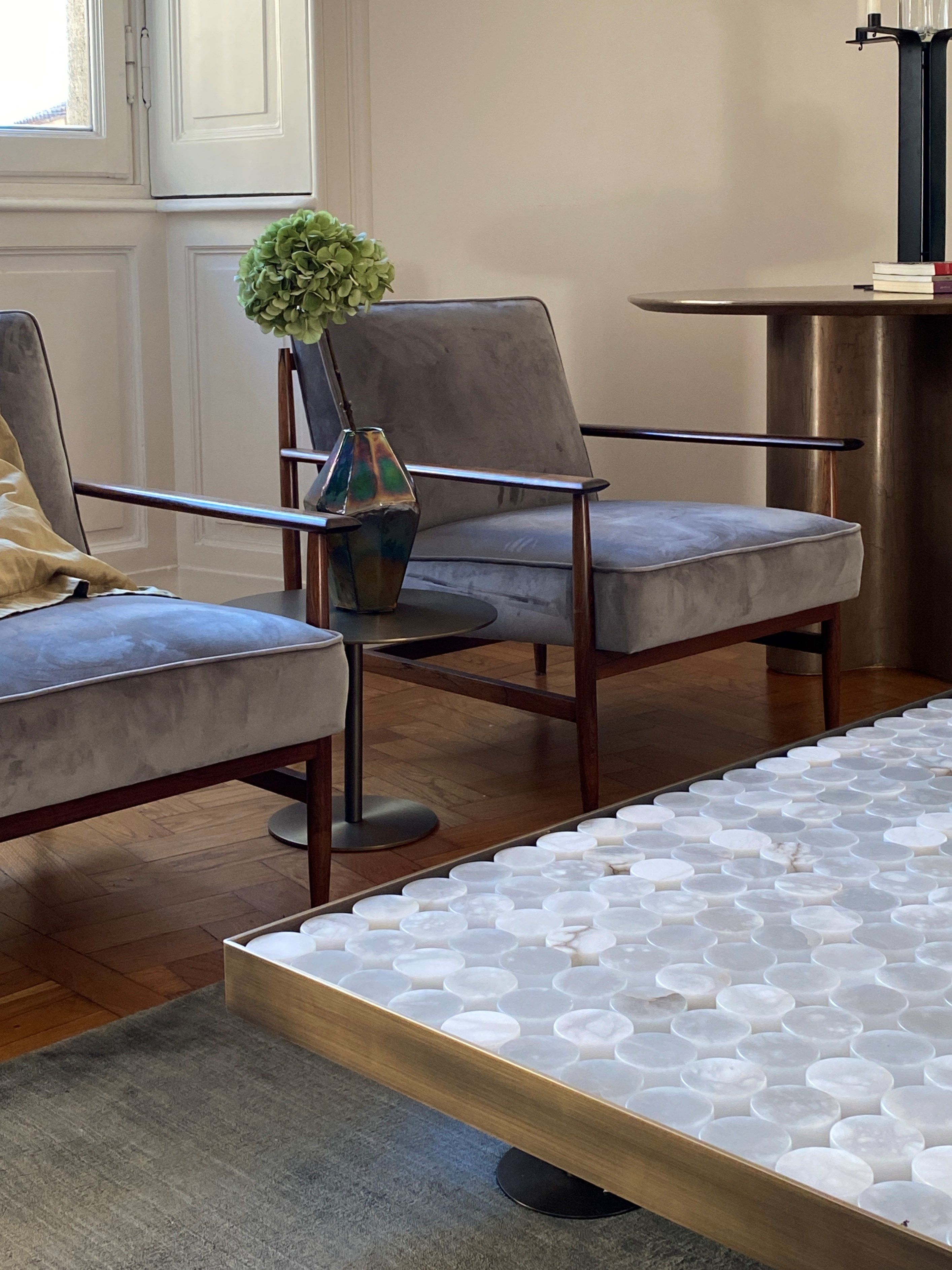 Низкий стол из алебастра mg12 София ARCH-00133634 - Вид №2