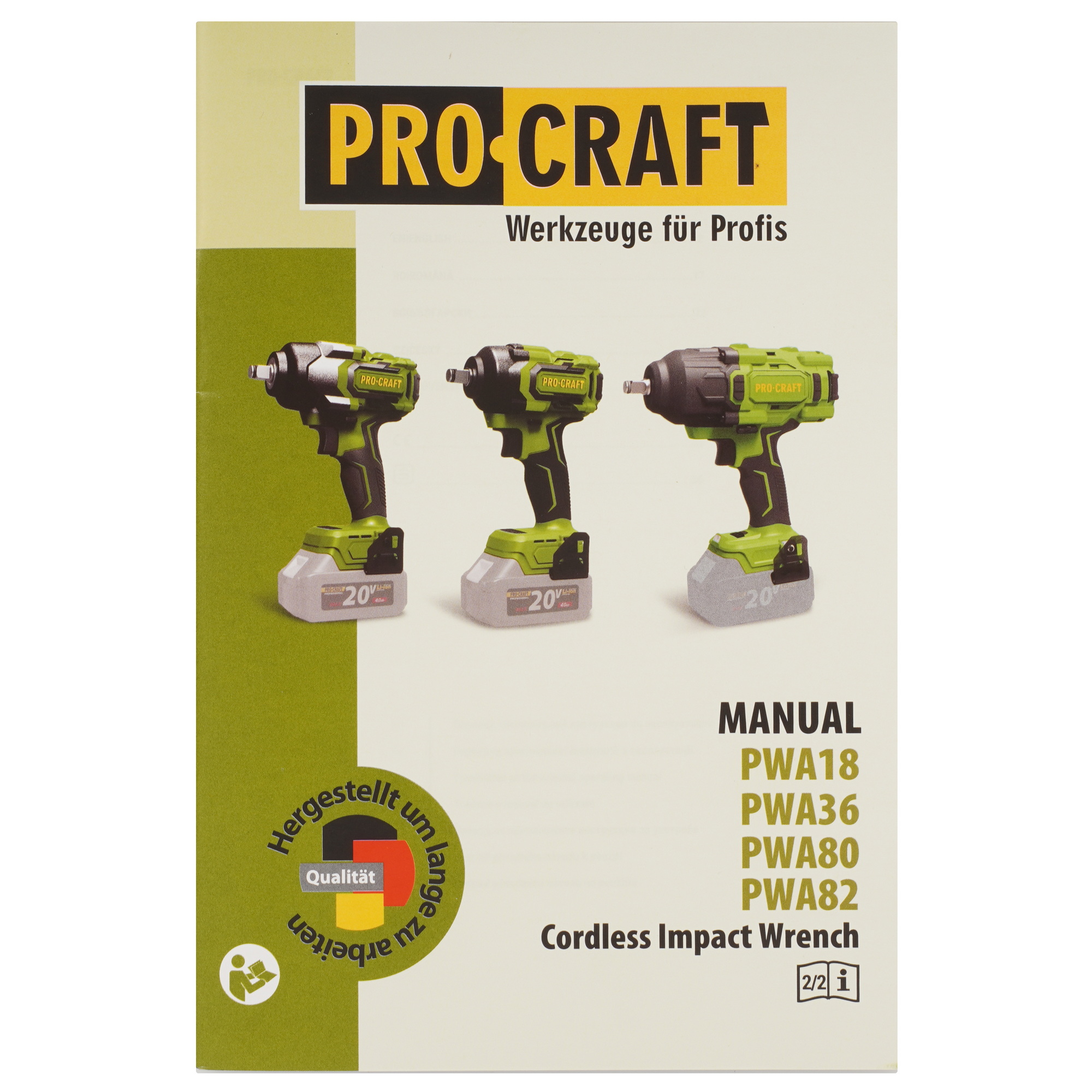 Гайковерт PROCRAFT PWA36   , Без ЗУ, Без АКБ 5496905 STDN-0142354 - Вид №5