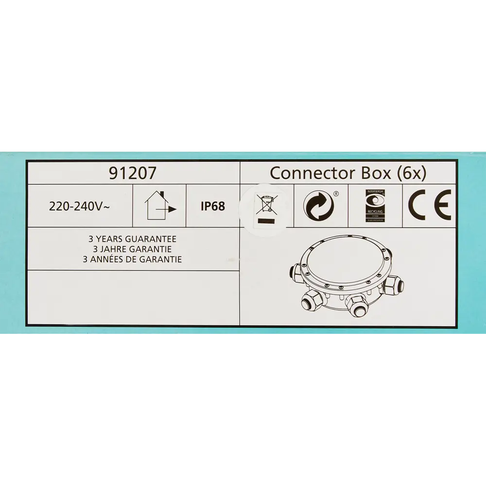 Коробка разветвительная влагозащищенная Eglo 5 соединений STLM-2017903 - Вид №5