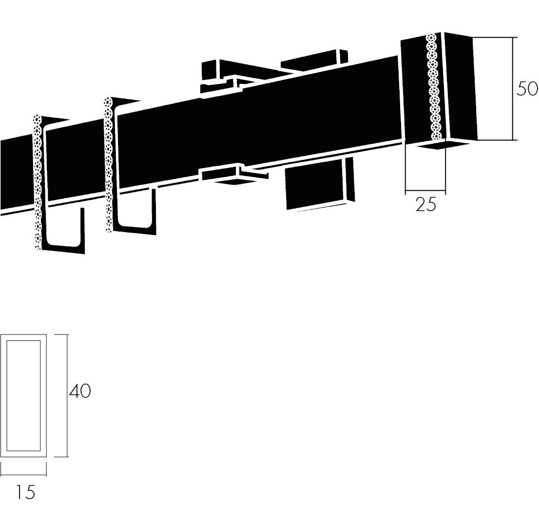Алюминиевая карниз Frandoli Diamond ARCH-00143673 - Вид №2