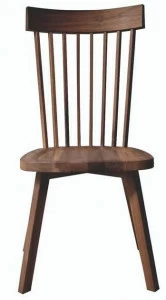 Gervasoni Деревянный стул с высокой спинкой Gray