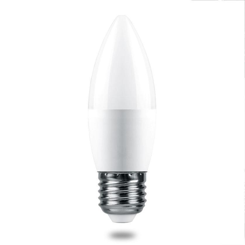38056 Лампа светодиодная E27 7,5W 2700K Матовая Feron LB-1307
