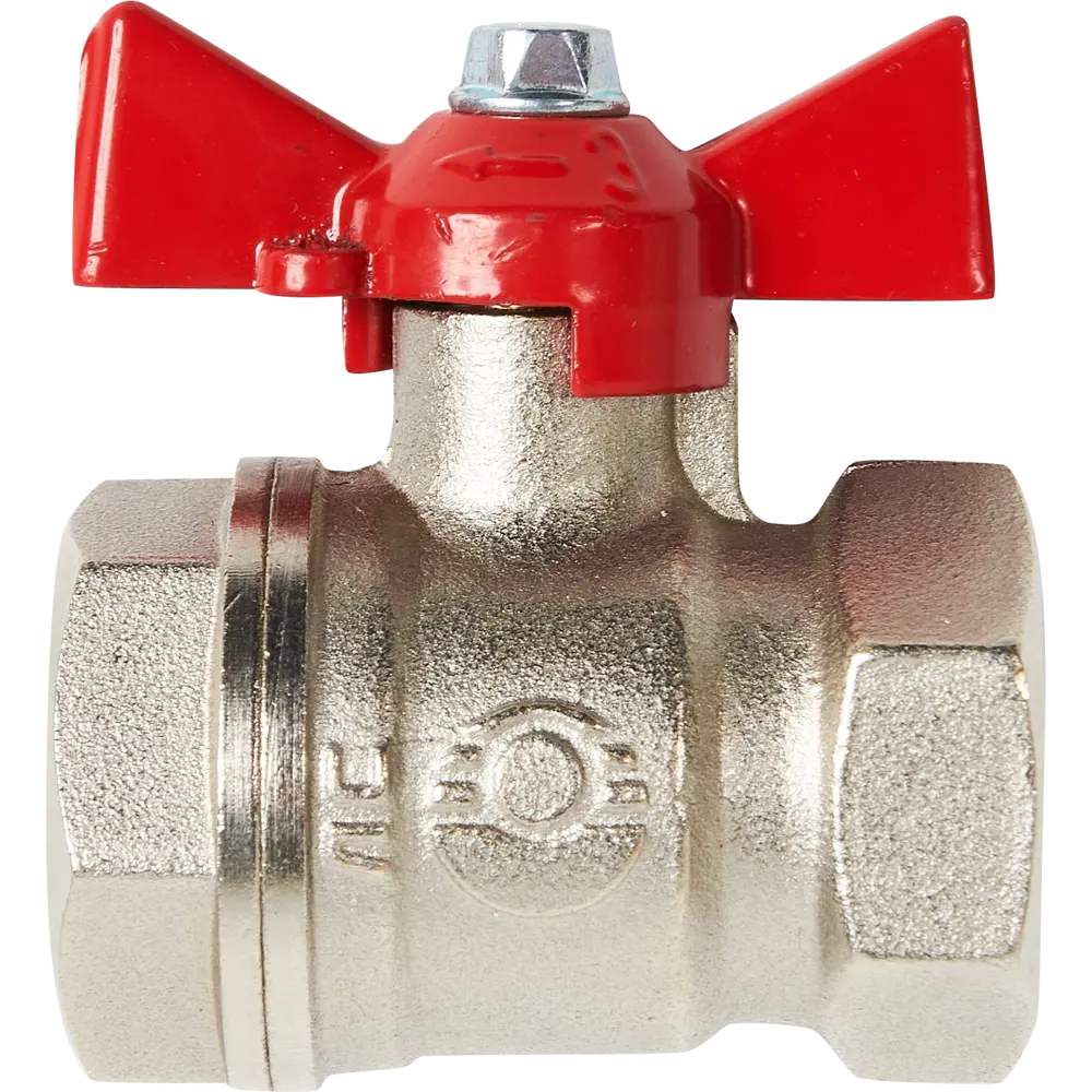 Шаровой кран Valfex 3/4" с ручкой-бабочкой для водопровода 84505437 STLM-1422914 - Вид №1