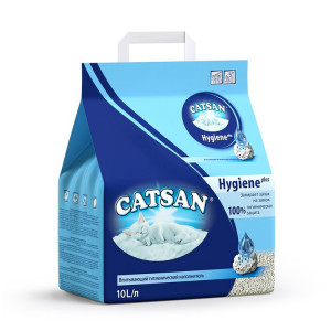 Т00007592 Наполнитель для кошачьего туалета Гигиена впитывающий 10 литров CATSAN