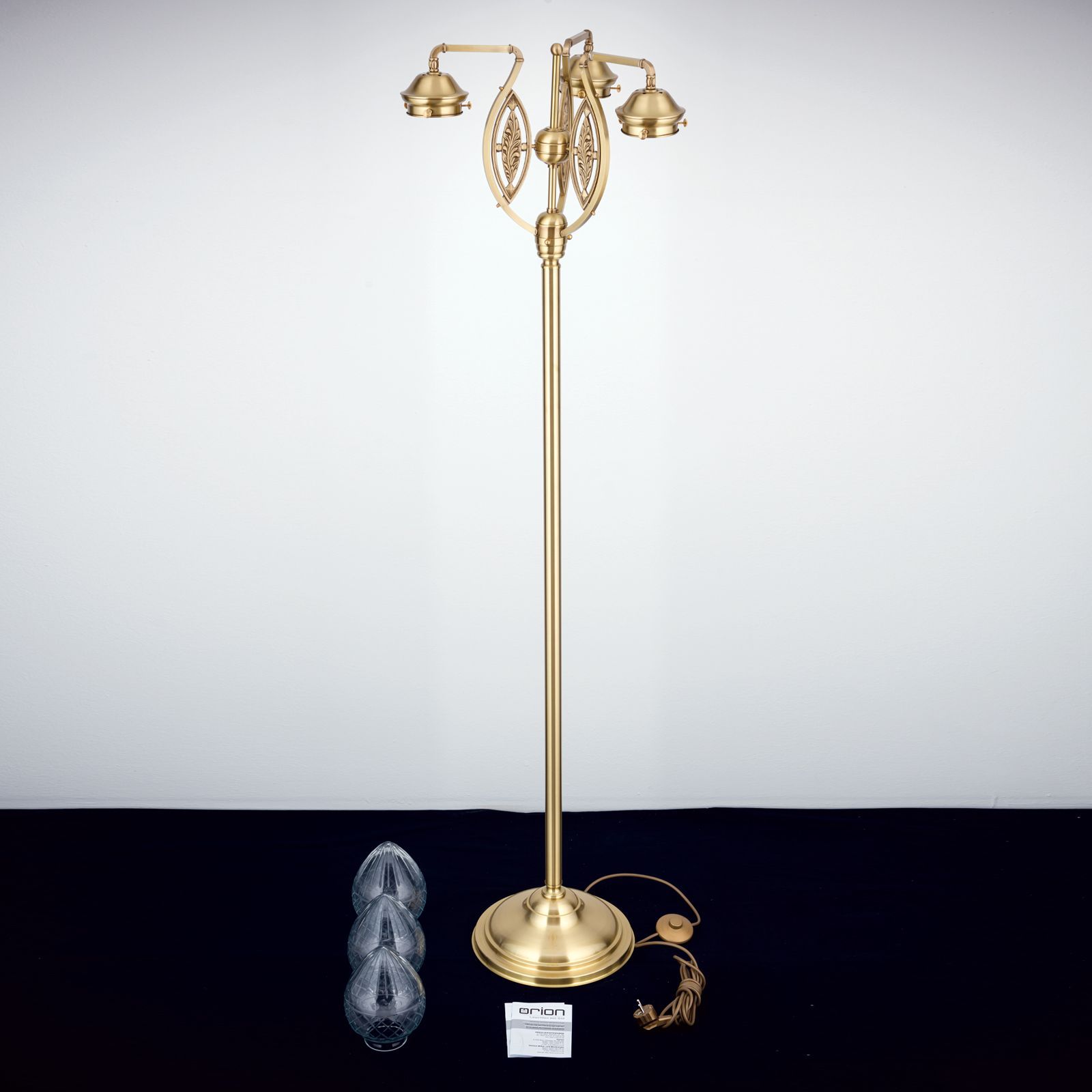 Торшер из латуни и стекла Orion Будапешт ARCH-00060563 - Вид №2