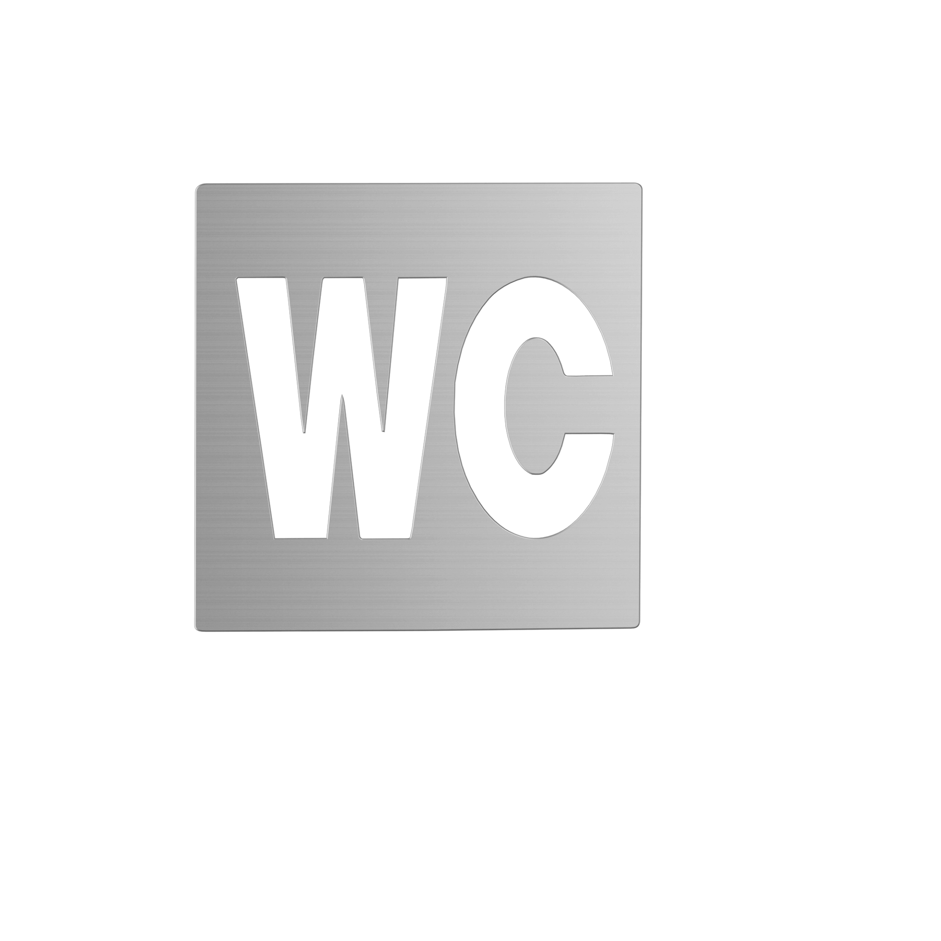 A885-B_WC Знак из нержавеющей стали «WC»