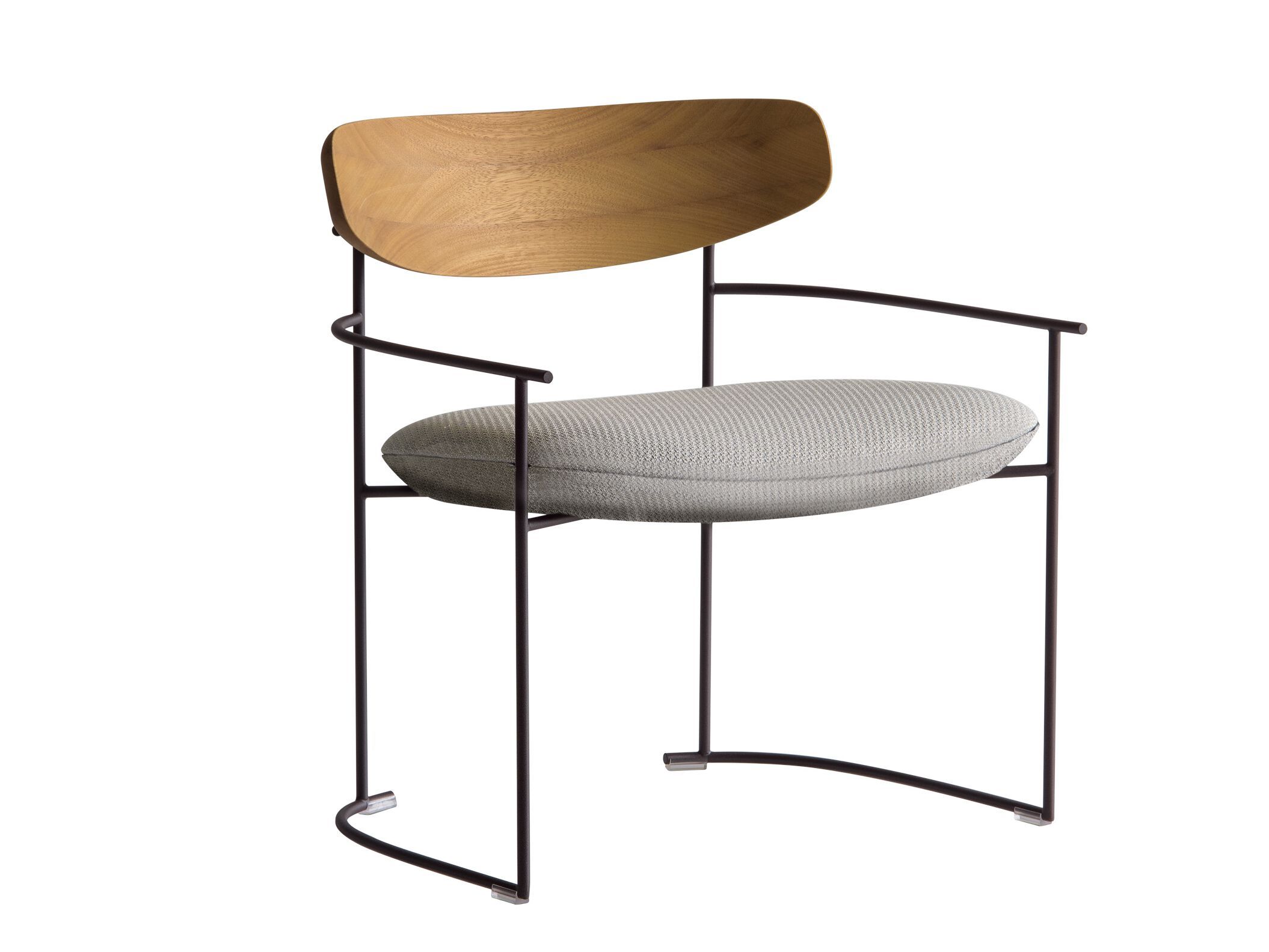 Садовое кресло с металлическим каркасом и тканевым сиденьем Potocco Keel ARCH-00025347