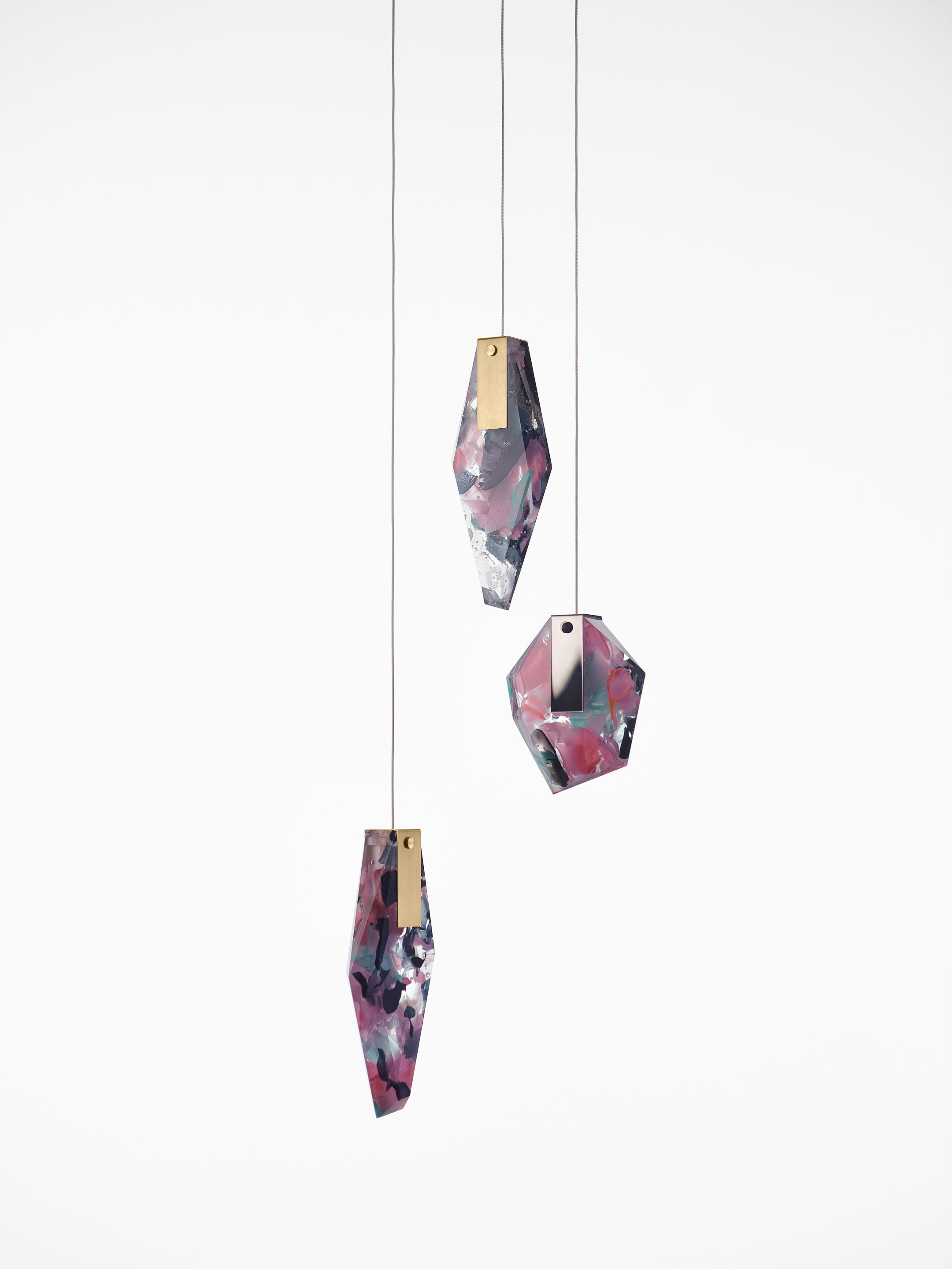 Стеклянная светодиодная люстра bomma Фрагменты ARCH-00024288 - Вид №12