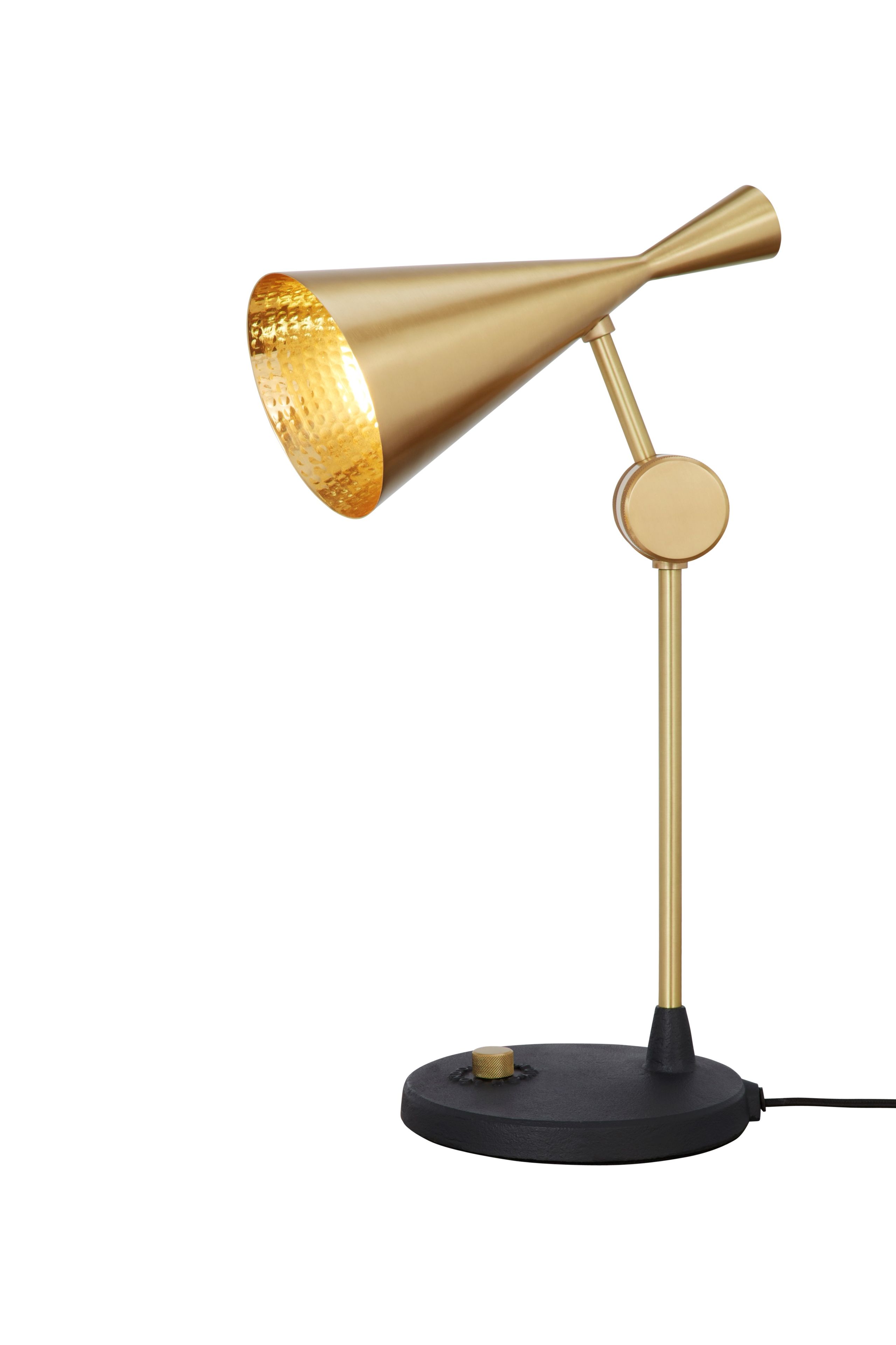 Регулируемая латунная светодиодная настольная лампа Tom Dixon Beat ARCH-00051801 - Вид №1