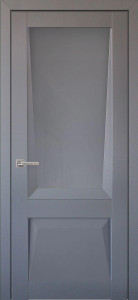 90895270 Межкомнатная дверь Перфекто 106 остеклённая без замка и петель в комплекте 200x80см серый STLM-0418674 UBERTURE