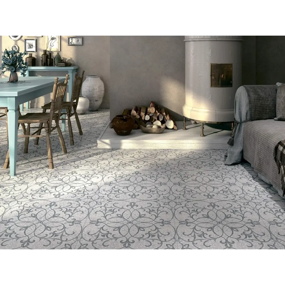 Глазурованный керамогранит Kerama Marazzi Рочестер 50.2x50.2 см 1.51 м² лаппатированный цвет серый STLM-2108675 - Вид №3