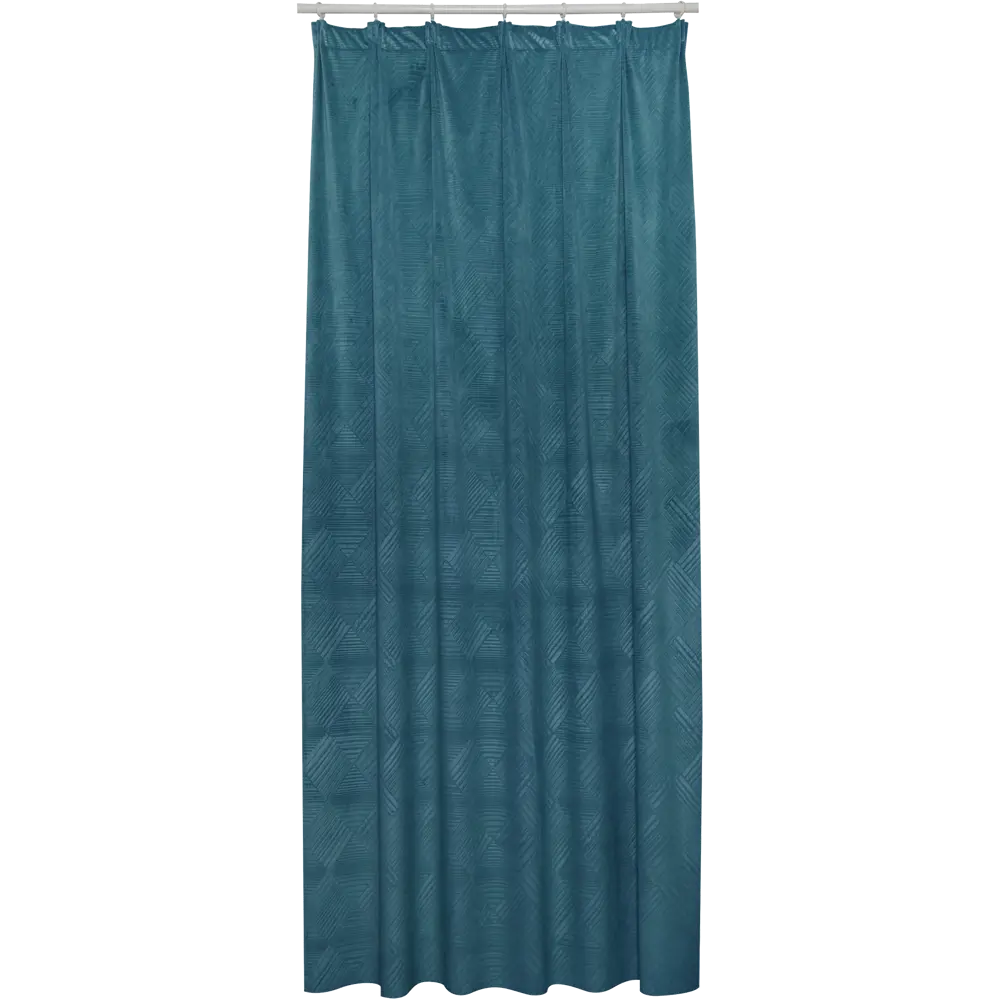 Штора на ленте Passu Sar 160x280 см цвет бирюзовый 82474906 STLM-2202122 INSPIRE 