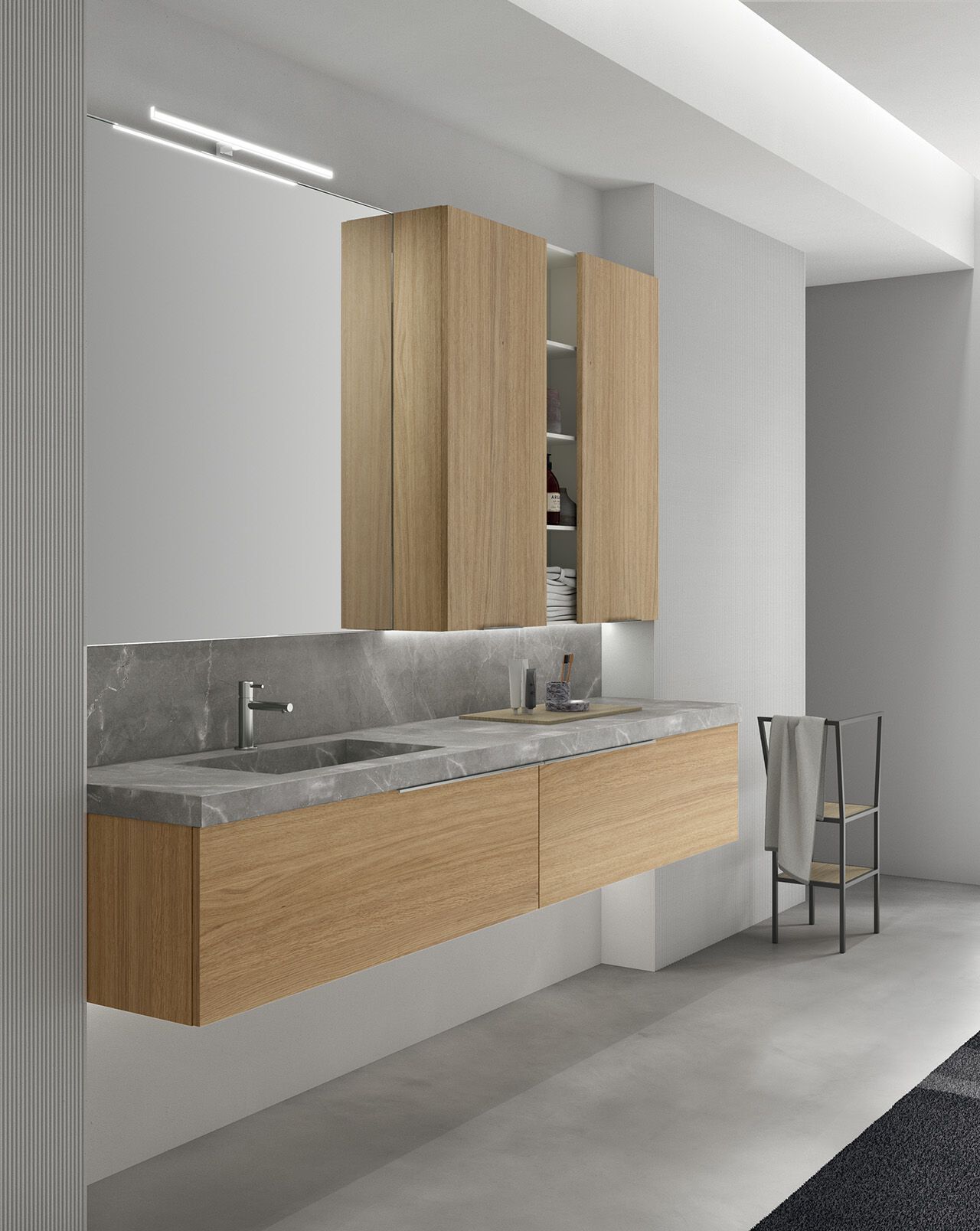 Деревянный умывальник с зеркалом ARCOM Поллок ARCH-00086836 - Вид №1