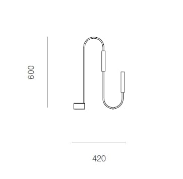 Регулируемая латунная светодиодная настольная лампа Rakumba Pop ARCH-00091794 - Вид №4