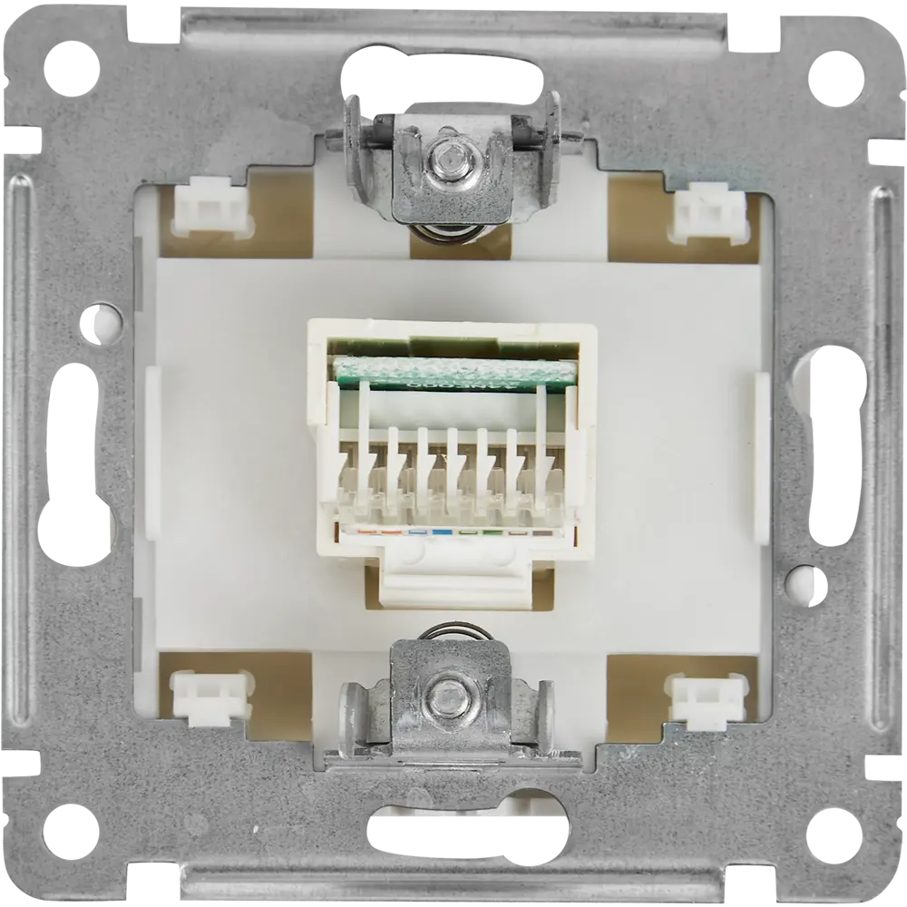 Розетка компьютерная встраиваемая Hegel РСК-400-01 цвет слоновая кость STLM-2044654 - Вид №3