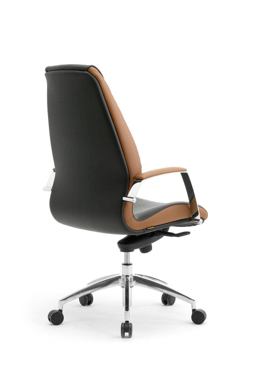 Кожаное вращающееся офисное кресло с подголовником Leyform Wave ARCH-00006785 - Вид №12