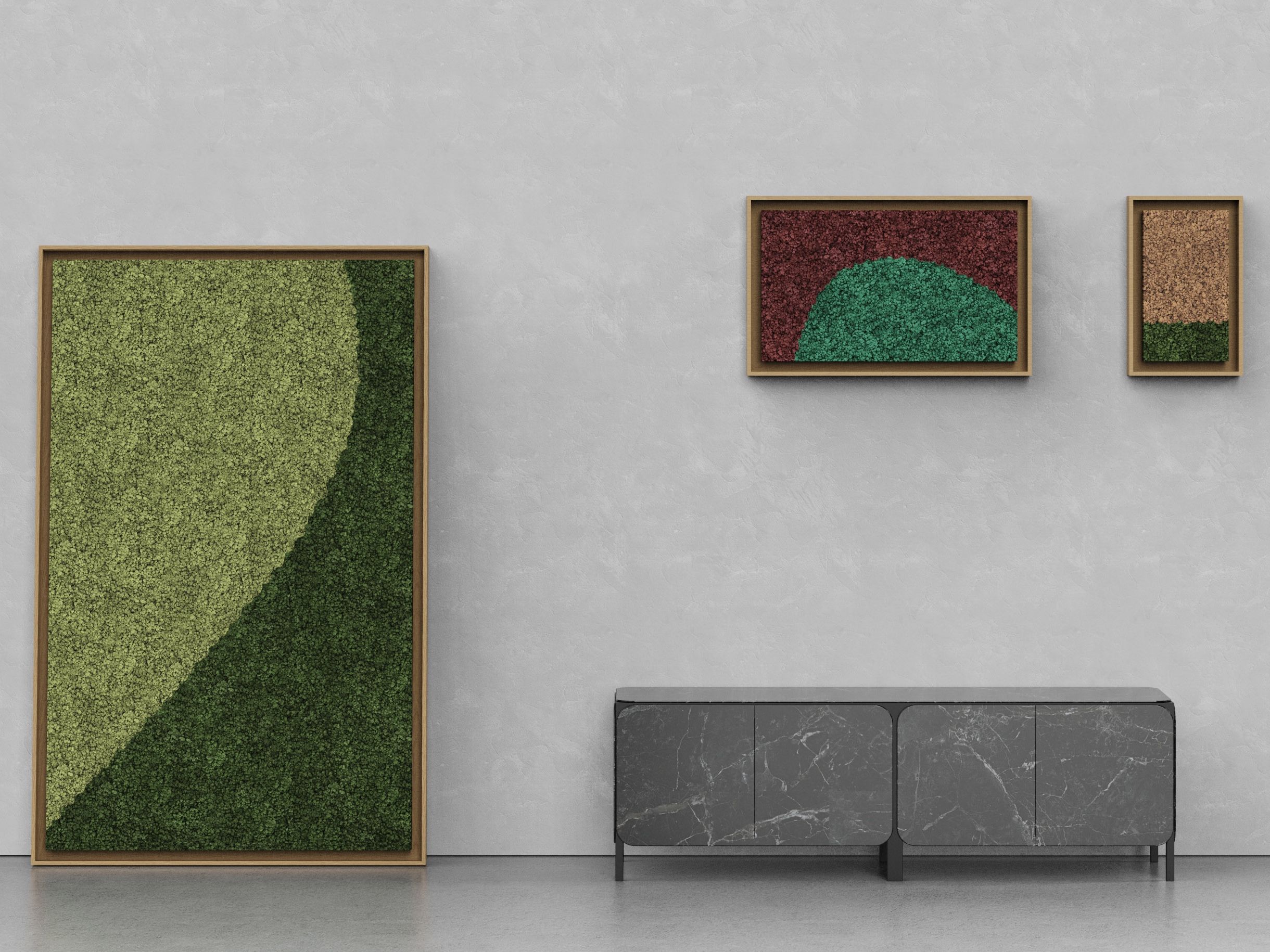 Акустическая панель из мха GREENMOOD FRAMED HARMONY ARCH-00128753