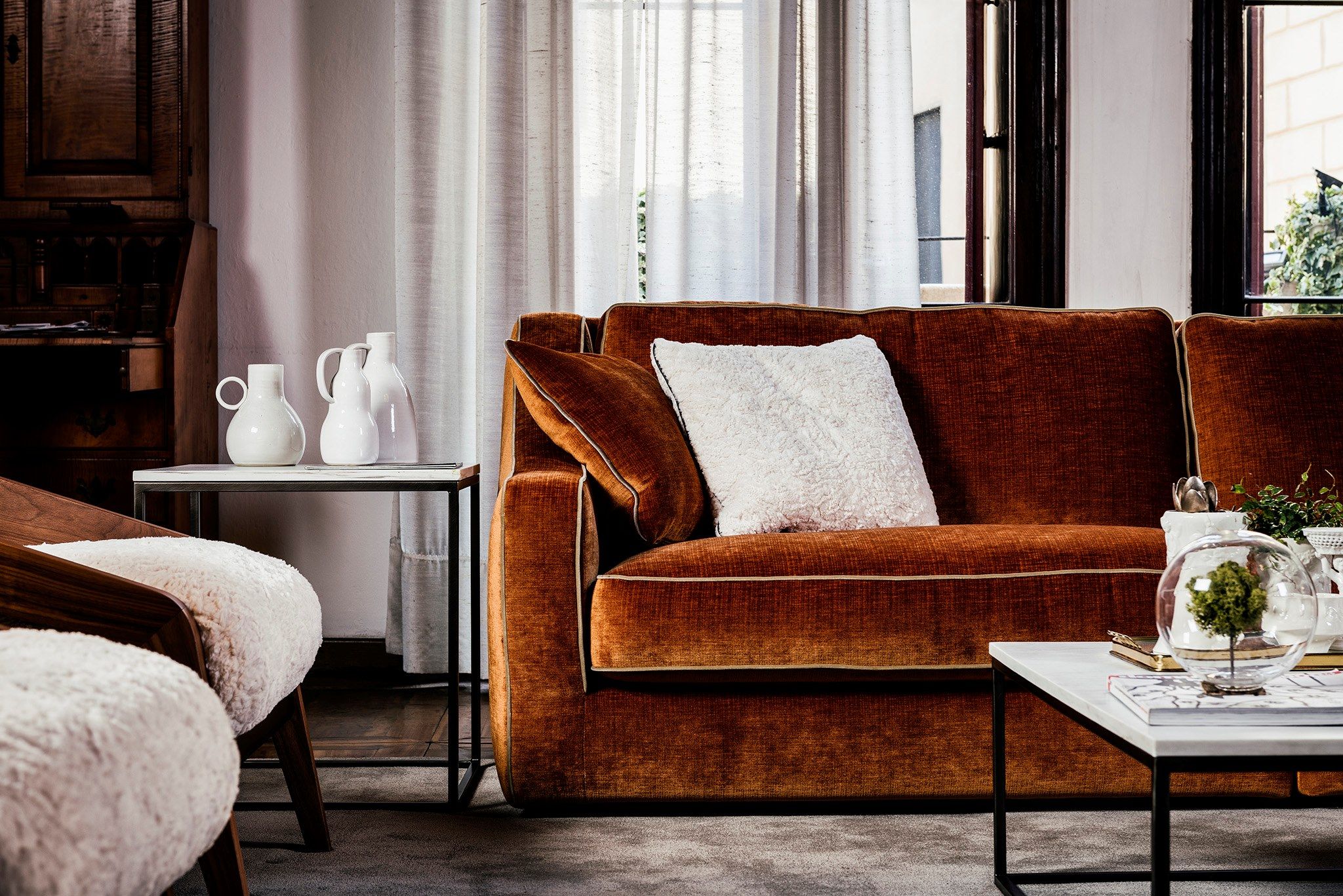 Угловой диван из ткани BLACK TIE MARTIN ARCH-00024729 - Вид №2