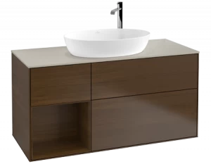 Villeroy&Boch Тумба под раковину Прямоугольная версия F943GNGN Finion Walnut Veneer