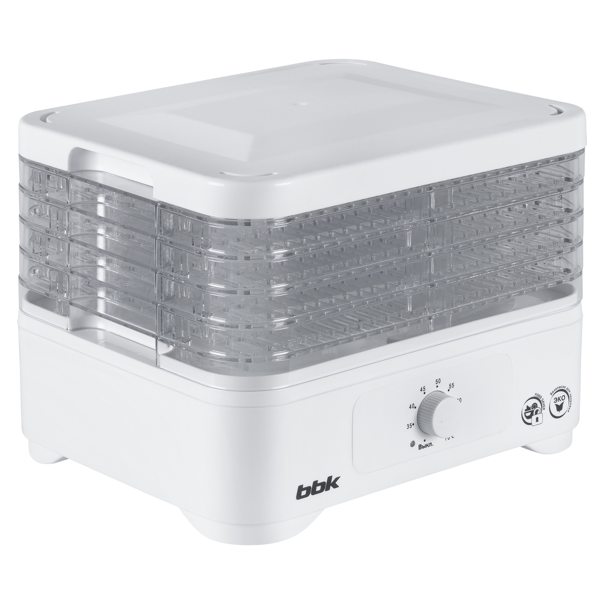 9052832 Сушилка для овощей и фруктов BBK BDH302M белый STDN-0016200 - Вид №1
