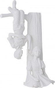 10624089 Klimenkoff Скульптура "Летом на даче №2" белая Фарфор твердый
