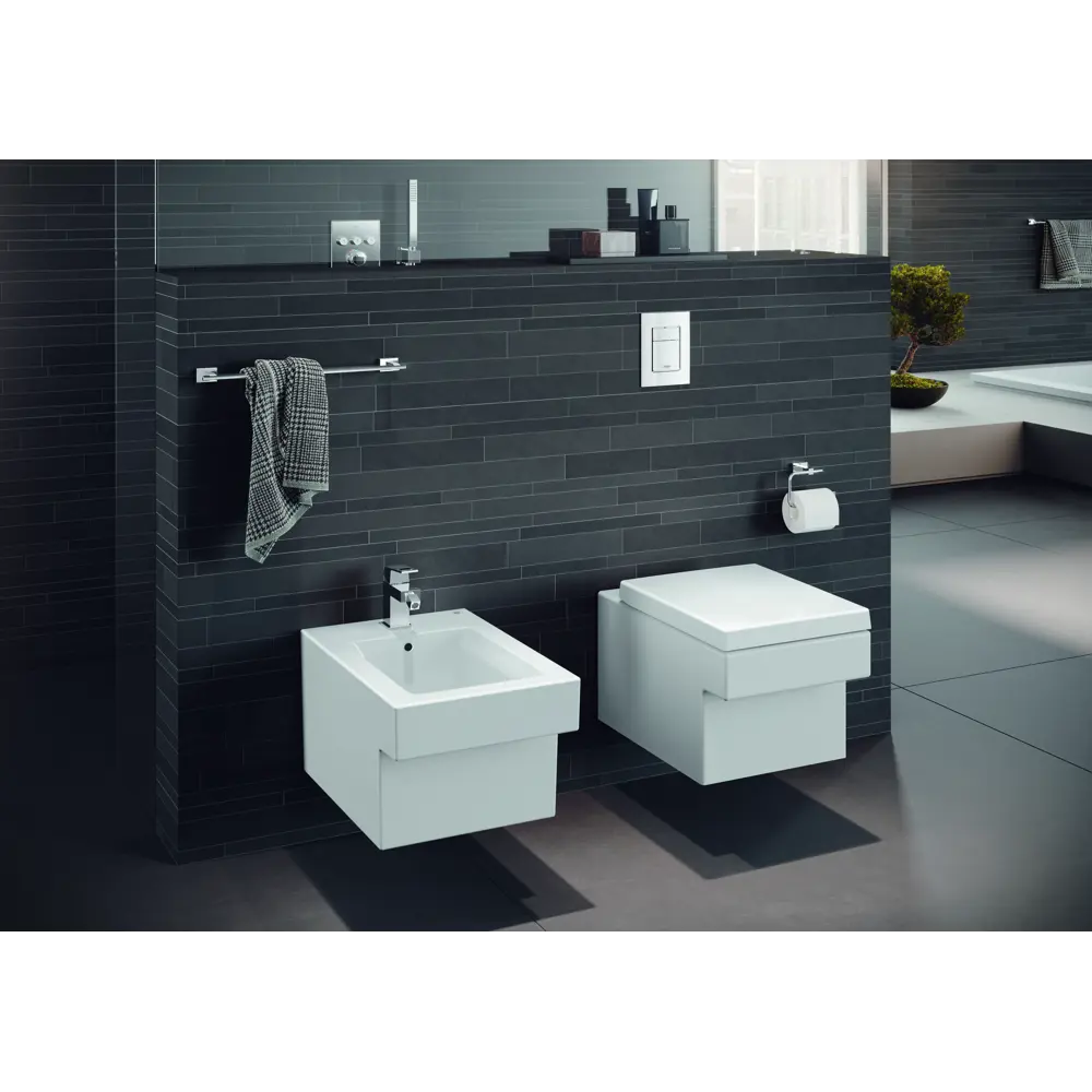 Набор аксессуаров для ванной Grohe Essentials Cube 3 предмета цвет хром STLM-2028682 - Вид №7