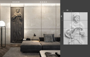 B-56 HYGEIA LAB.Space Барельеф