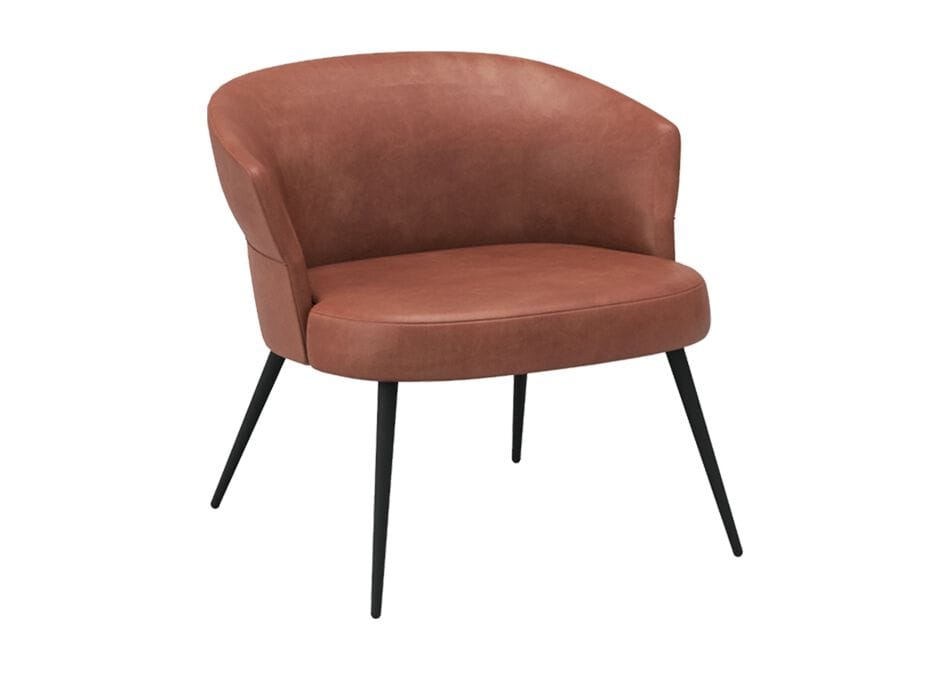 Кожаное кресло с подлокотниками DRESSY Nubo ARCH-00033846