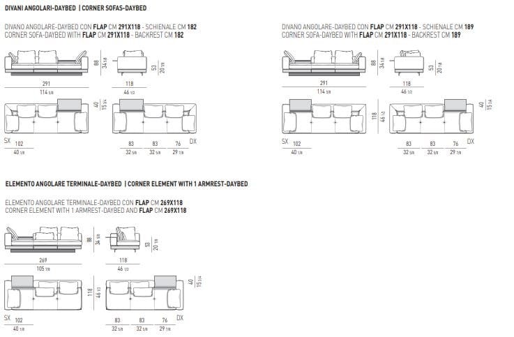 Ткань диван Minotti Коннери ARCH-00140023 - Вид №25
