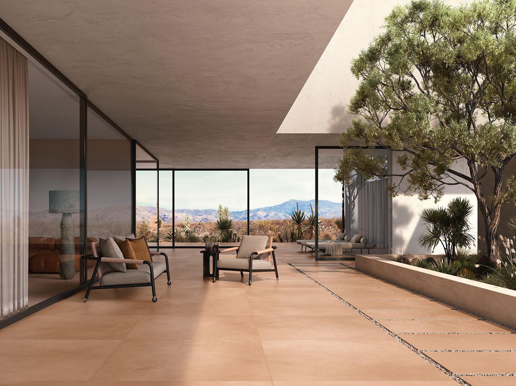 Пол / керамогранит с эффектом цемента Revigrés ARCH-00008329